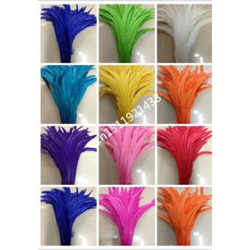 500pcs / lot 12-14 inches / 30-35cm / high quality rooster tail feather / diy wedding holiday party props accessories