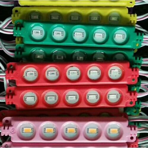 5730 5LEDs Injection molding 12V waterproof 2W LED Module super bright LED modules For Channel Letters Advertising lamp Module