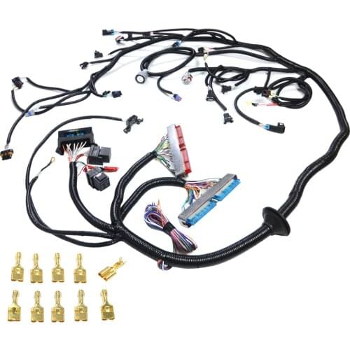 AP02 New For GM 99-03 4.8L 5.3L 6.0L LS LS1 LS6 STANDALONE WIRING HARNESS 4L60E