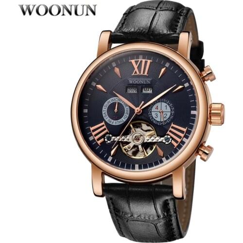 Fashion Men Watches Luxury Automatic Mechanical Watches Men Tourbillon Watches Men Date Day Week Month Year Watch horloge mannen