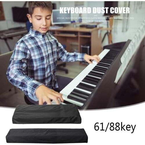 61/88 Key Electronic Digital Piano Keyboard Cover Dirt-Proof Protector Durable Foldable Delicate Design Accessories on Stage