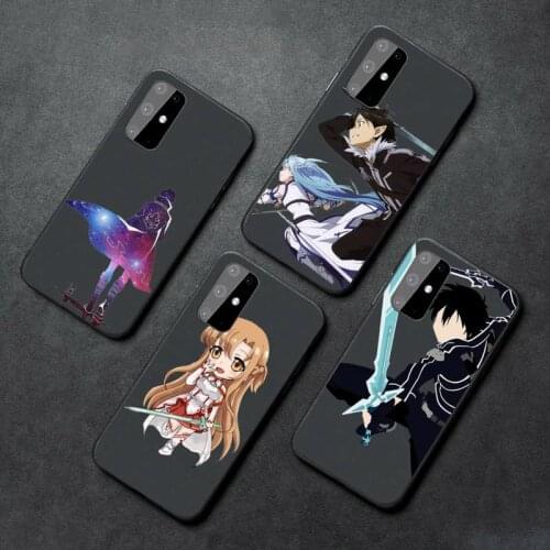 Sword Art Online SAO Anime Phone Case For Samsung A21S A32 A51 A52 A71 A50 A12 S10 S20 S21 Plus Fe Ultra