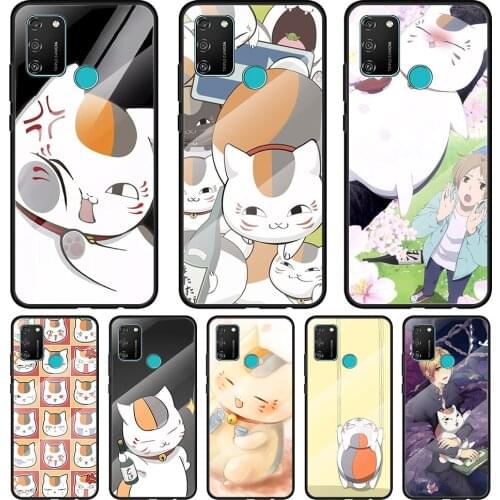 Natsume Yuujinchou Cat Tempered Glass Cover For Honor 30 20 10 9X 8X Pro Plus Lite Silicone Phone Case Coque