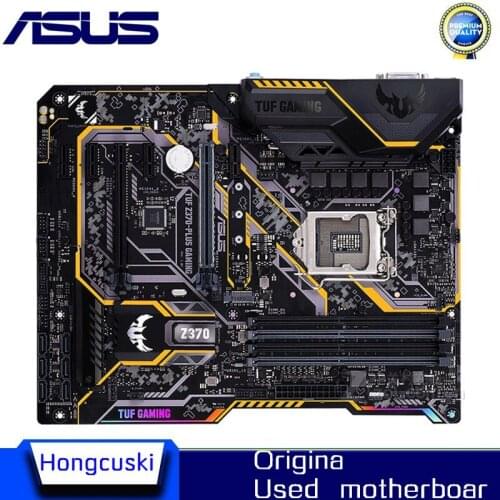 For ASUS TUF Z370-PLUS GAMING Original motherboard Socket LGA1151 DDR4 Z370 Desktop Motherboard