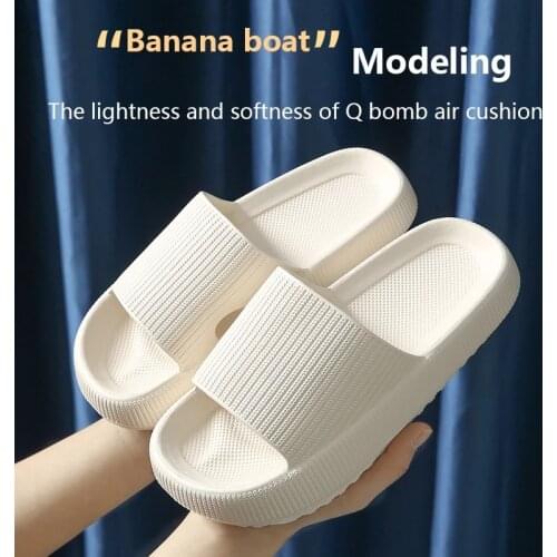 EVA Women Summer Slide Sandals Cool Beach Lovers Slipper Fashion Soft Indoor Home Antiskid Wear-Resisting And Light Slipper