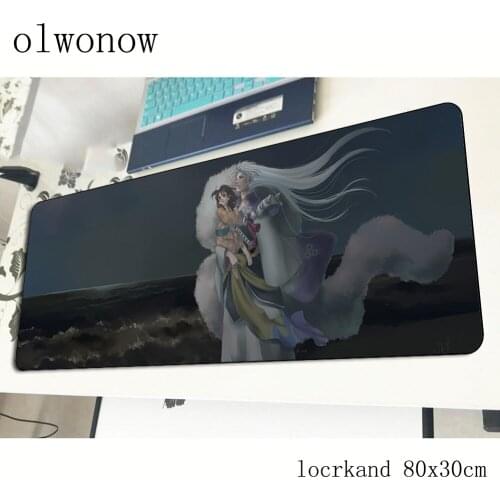 Inuyasha pad mouse Cartoon computador gamer mouse pad 800x300x2mm padmouse Gorgeous mousepad ergonomic gadget office desk mats