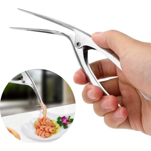 HILIFE Stainless Steel Practcial Shrimp Shell Peel Off Peelers Creative Kitchen Tools Prawn Shrimp Deveiner Remover Peel Device