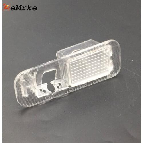 EEMRKE Car Rear View Camera Bracket License Plate Lights Housing Mount for Kia Rio 3 UB Sedan 2011 2012 2013 2014 2015 2016