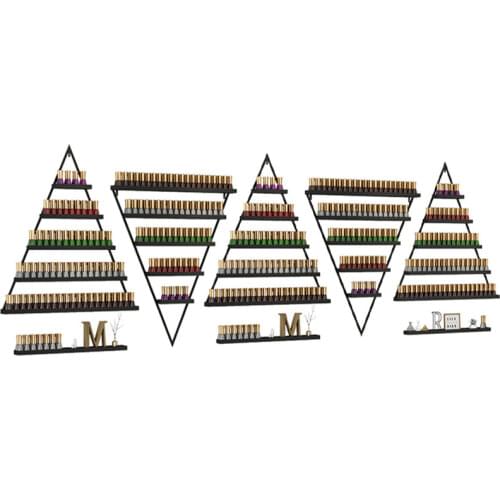 Hot Wall Shelf for Nail Polish Manicure Shop Nordic metal Organizer Iron rack nail oil shelf metal storage rack Shelf organizer