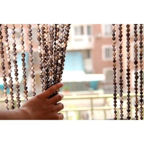 Grass bead partition screen natural non processed mosquito proof grass bead curtain summer grass bead door curtain home decorati