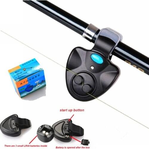 LED Electronic Fish Bite Alarm Alarm Warning Light Fishing Rod Outdoor Electronic Shock Absorber Fishing Rod Fishing Accessories