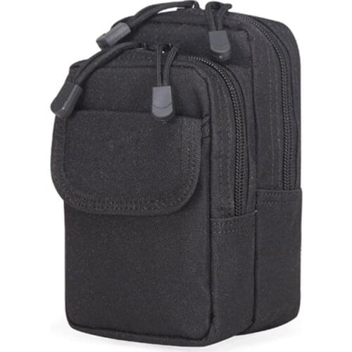 High Quality Men Nylon Small Fanny Waist Molle Belt Pack Bags Casual Hip Bum Accessory Purse Military Cell/Mobile Phone Bag