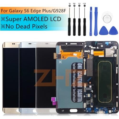 For Samsung Galaxy S6 Edge Plus G928 G928F LCD Display Touch Screen Assembly Replacement Parts For 5.7" SAMSUNG S6 Edge Plus LCD