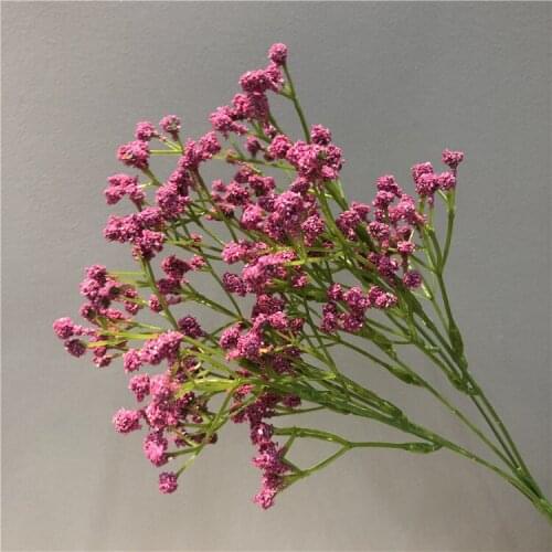 1pc 5 forks Gypsophila Artificial Flower Bouquet for Wedding Party Home Table Decoration Fake Flowers