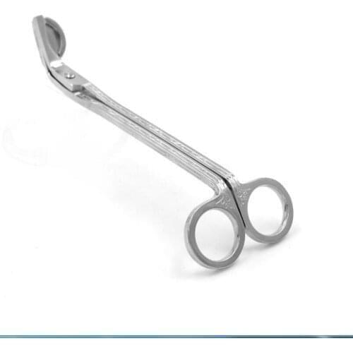 200PCS 18CM Stainless Steel Candle Wick Trimmer Oil Lamp Trim Scissor Cutter Snuffer Tool Hook Clipper