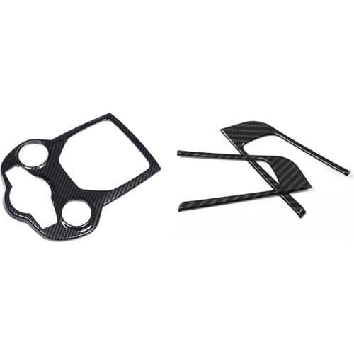 3Pcs Carbon Fiber Style ABS Chrome Decoration Frame Trim Car Parts, For Alfa Romeo Giulia Stelvio 2016 2017 2018 - 2Pcs Steering