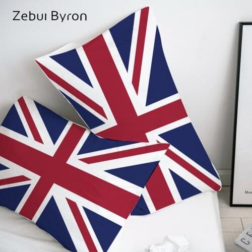 3D HD Pillow Case Pillowcase Custom/50x70/50x75/50x80/70x70 Decorative Pillow Cover,flag United Kingdom Bedding,Drop Shipping