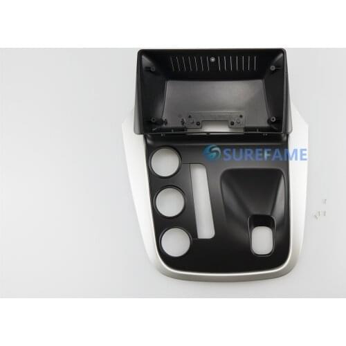 9 inch Car Fascia Radio Panel for 2016+ MAHINDRA KUV100 KUV 100 RHD Dash Kit Install Facia Console Bezel Adapter Plate Trim