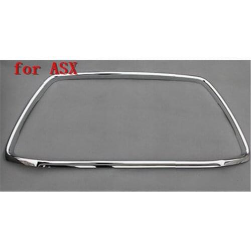 Car accessories ABS chrome grille trim around Racing grills light bar trim For Mitsubishi ASX 2013-2015 Car styling