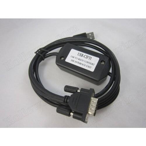 FreeShip OEM CS1W-CIF31(USB-CIF31) PLC Programming Cable, USB to RS232 Convertion Cable, Support Win7/Win8, USB/CIF31,CS1WCIF31