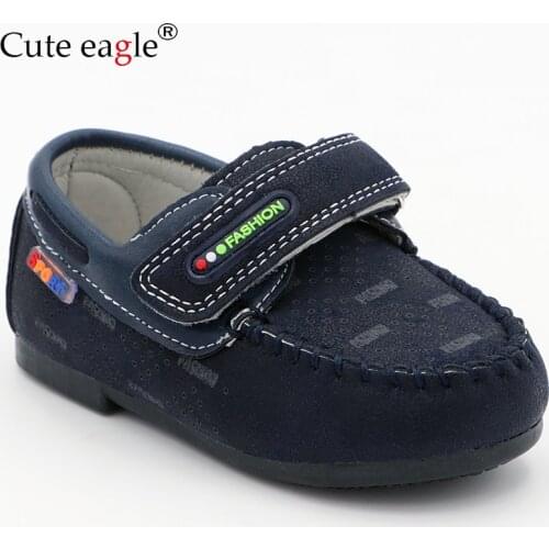 Cute Eagle Leather Boots For Boys