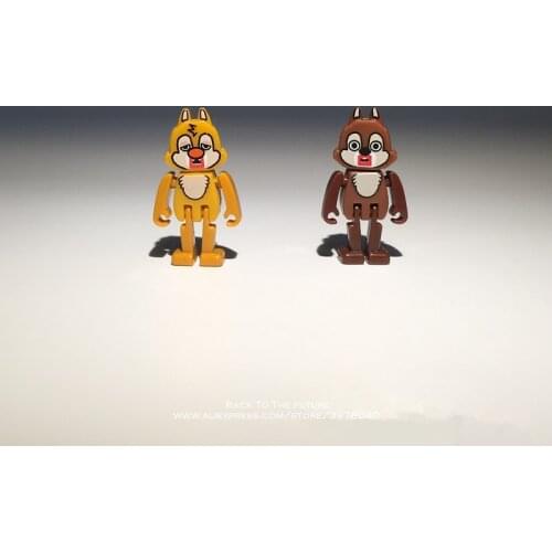 Disney Chip 'n' Dales Rescue Rangers 2pcs/set 3.5cm Action Figure Anime Decoration Collection Figurine Toy model for children