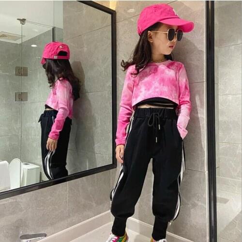 2021 hot sale girls printed t-shirt autumn cotton fashion girls top 4-9t B672