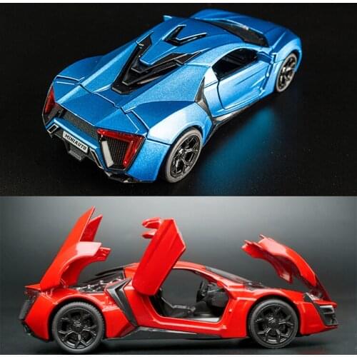 Car Model 1/32 Lykan Hypersport Alloy Sports Car Limited Edition Metal Car Model Childrens Pull Back Car Toy Gift For Boy
