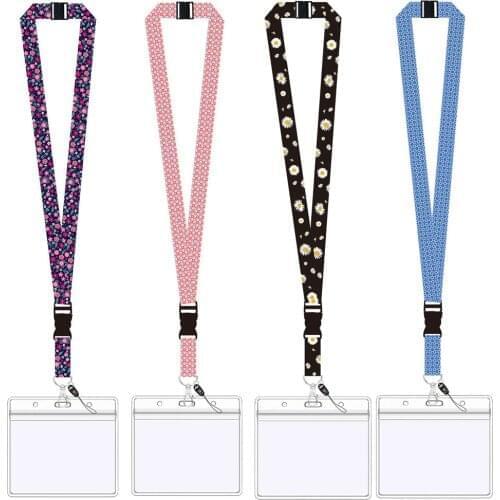 Hot Fashion Retractable Adjustable Name Badge Holder Work Bank Credit Card Holdestudents Students Bus Card Case With Lanyard