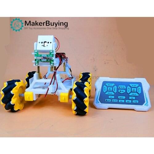 TT motor omnidirectional wheel arduino smart car robot chassis 3D printing mecanum with remote control SNC388
