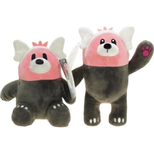 Wholesale 12pcs/lot Hot! New 22cm Cut Cartoon Animal Wearing Bear Plush Toys Soft Bear Stuffed Plush Doll Gifts For Children