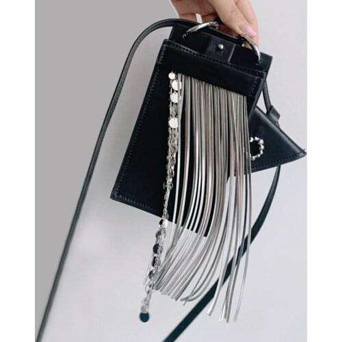 Luxury Handbags Women Bags Designer Women Leather Handbags Sac A Main Tassel Crossbody Bags for Women Shoulder Bag Chains New