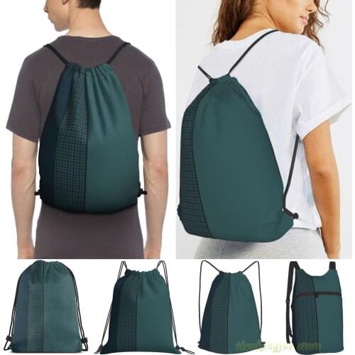 Kyleakin Tartan Panel Women Drawstring Sackpack Gym Bags Men Outdoor Travel Backpacks For Training Fitness Swimming Bag