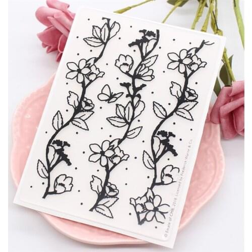YPP CRAFT Flowers Plastic Embossing Folders for DIY Scrapbooking Paper Craft/Card Making Decoration Supplies