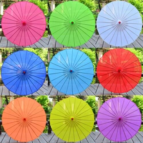 1pc 40cm Handmade Color Paper Umbrella Traditional wedding Party Decor Kids DIY Painting Paper Umbrella Decor Arts and Crafts