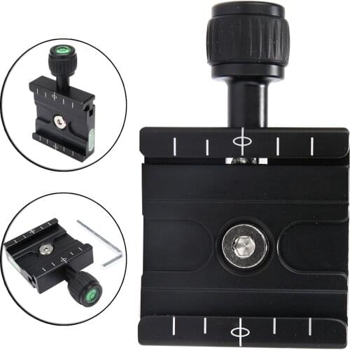 1pc QR-50 Aluminum Alloy Clamp Quick Release Plate For Arca SWISS Manfrotto Gitzo Tripod Ball Head 50X50X15mm