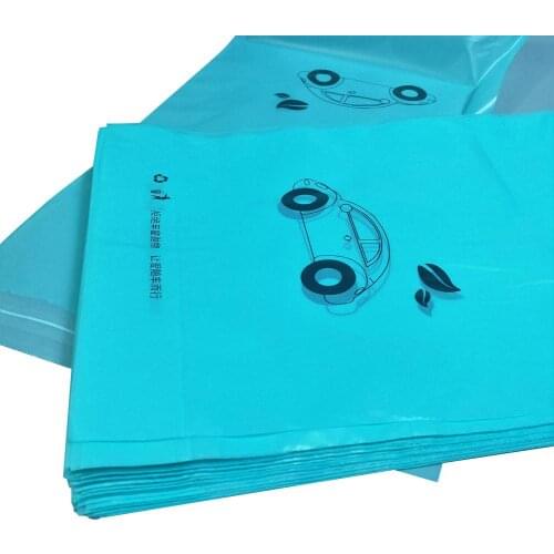 50 Pcs Biodegradable Hanging Trash Bag Trash Rubbish Bag Sticking Litter Bag Portable Auto Seat Back Hanging Trash Bag Car Home