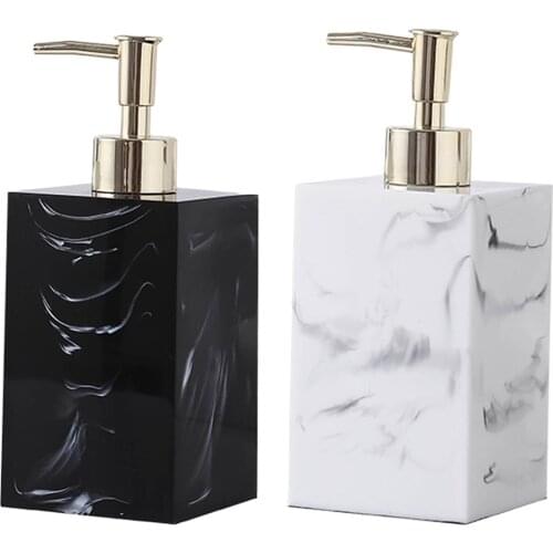 500ml Bathroom Countertop Plastic Pump Bottle 500ml Lotion Shampoo Dispenser