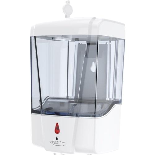 700ML Automatic Liquid Soaps Dispenser Handfree Touchless IR Sensor Wall Mount