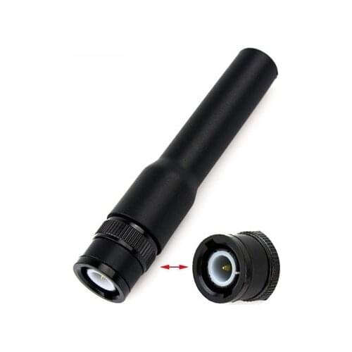 Soft short UHF VHF dual band SMA BNC high gain antenna for ICOM IC-V8 V82 V85 KENWOOD TK208 TK308