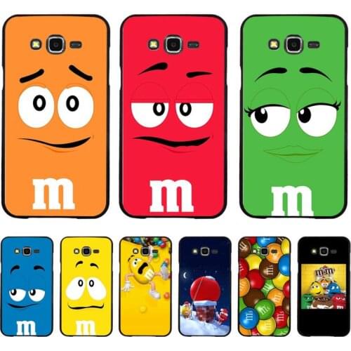 YNDFCNB M&Ms Chocolate black Phone Case Hull for Samsung A50 A70 A40 A6 A8 Plus A7 A20 A30 S7 S8 S9 S10 S20 Plus