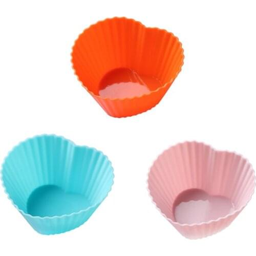 Creative Mini Cupcake Mold Household Pudding Cake DIY Egg Tart Mold Silicone Muffin Cup Handmade