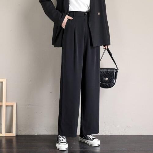 HAYBLST Women's Straight Trousers