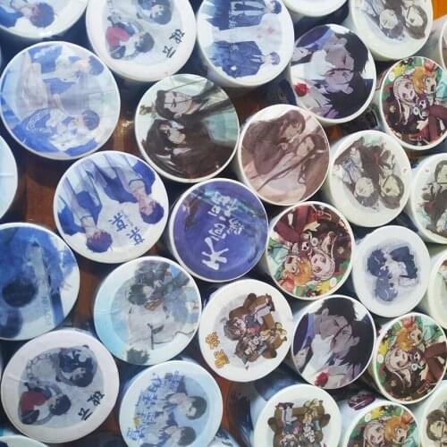 Cute KDI girl group Japanese anime novel second youth and paper tape cartoon character hand account decoration tape