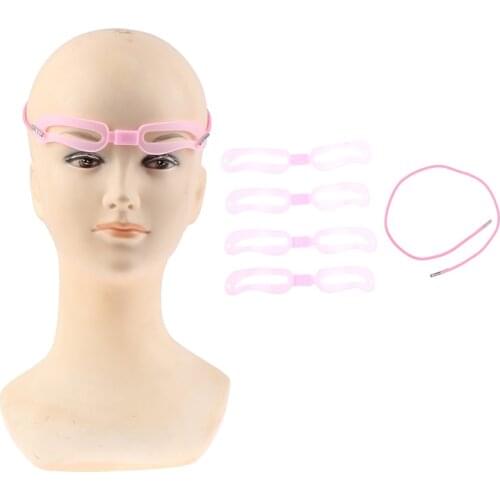 Reusable Eyebrow Shaping Template Helper Eyebrow Stencils Kit Grooming Card Eyebrow Defining Makeup Tools