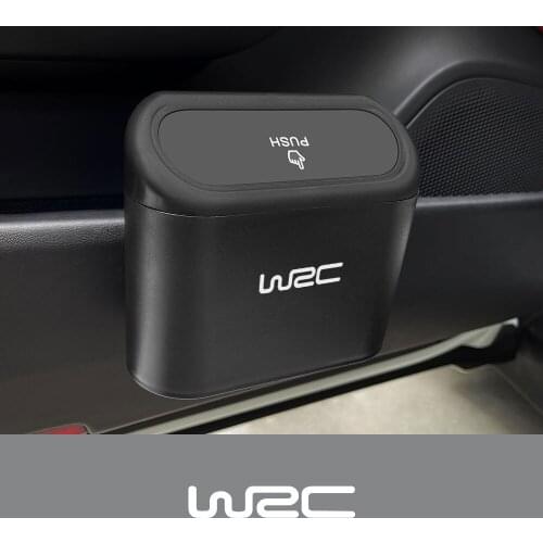 WRC Car Trash Can Clamshell Trash Bin For Dacia Duster Citroen C4 Chevrolet Cruze Chery Mercedes Cadillac Dodge Auto Accessories