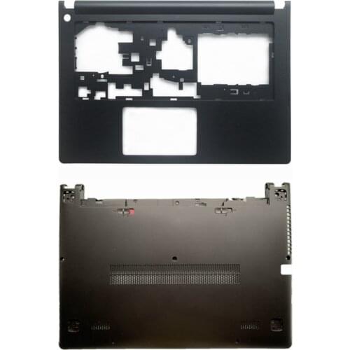 NEW BLACK COLOR FOR Lenovo Ideapad S400 S405 S410 S415 C Shell Palmrest Cover /D shell Bottom Case