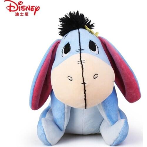 Disney Original Eeyore Plush Toy Winnie The Pooh Donkey Soft Stuffed Doll 26cm