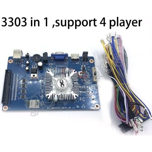 Pandora X Arcade Console 3303 Games Motherboard VGA HDMI Output Home Version PCB Board Includes 15 pcs 3D Games