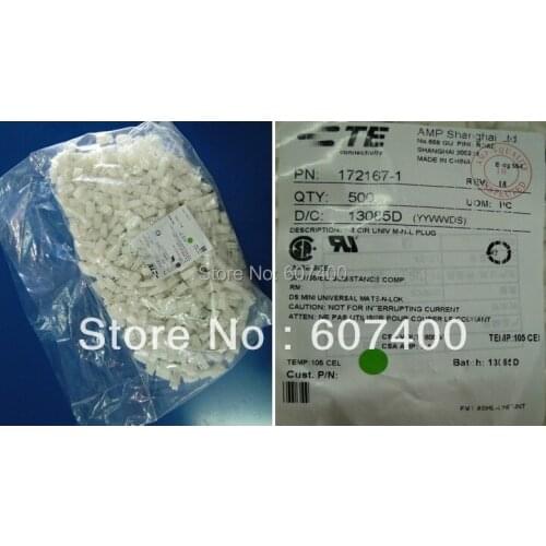 172167-1 CONN PLUG 4POS MINI UNIV-MATE TYCO TE AMP housings connectors terminals 100% new and original parts